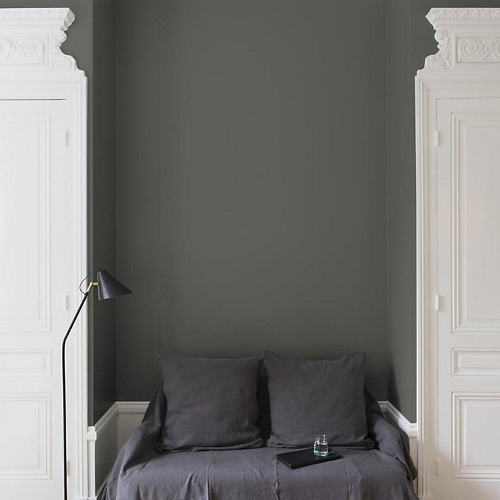 Peinture multisupport murs, plafonds et boiseries Velours de peinture gris coucou de rennes Libéron 2,5L