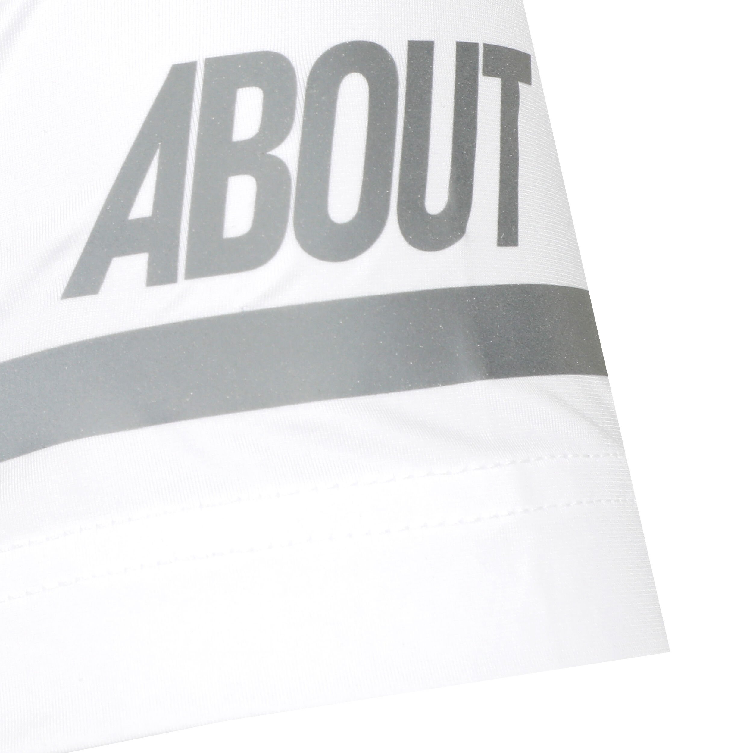 AB Out Tech T-shirt Hommes - Blanc , Argent