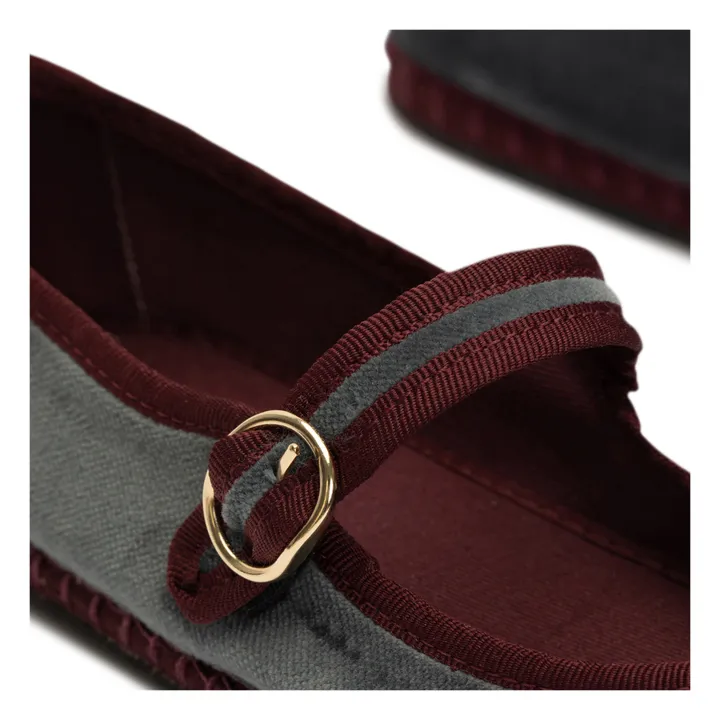 Flabelus Ballerines Slippers Georgina Velours | Gris
