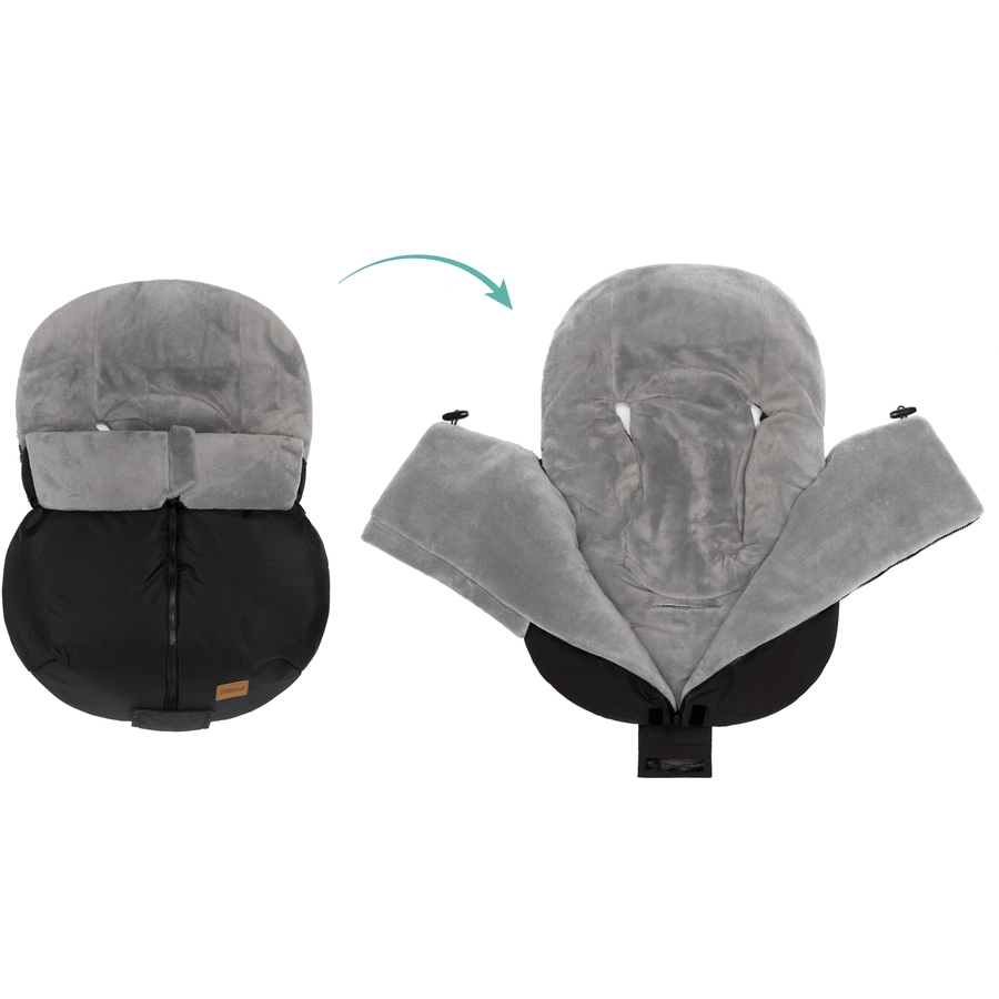 fillikid Winterfußsack Sella Gr.0 Schwarz