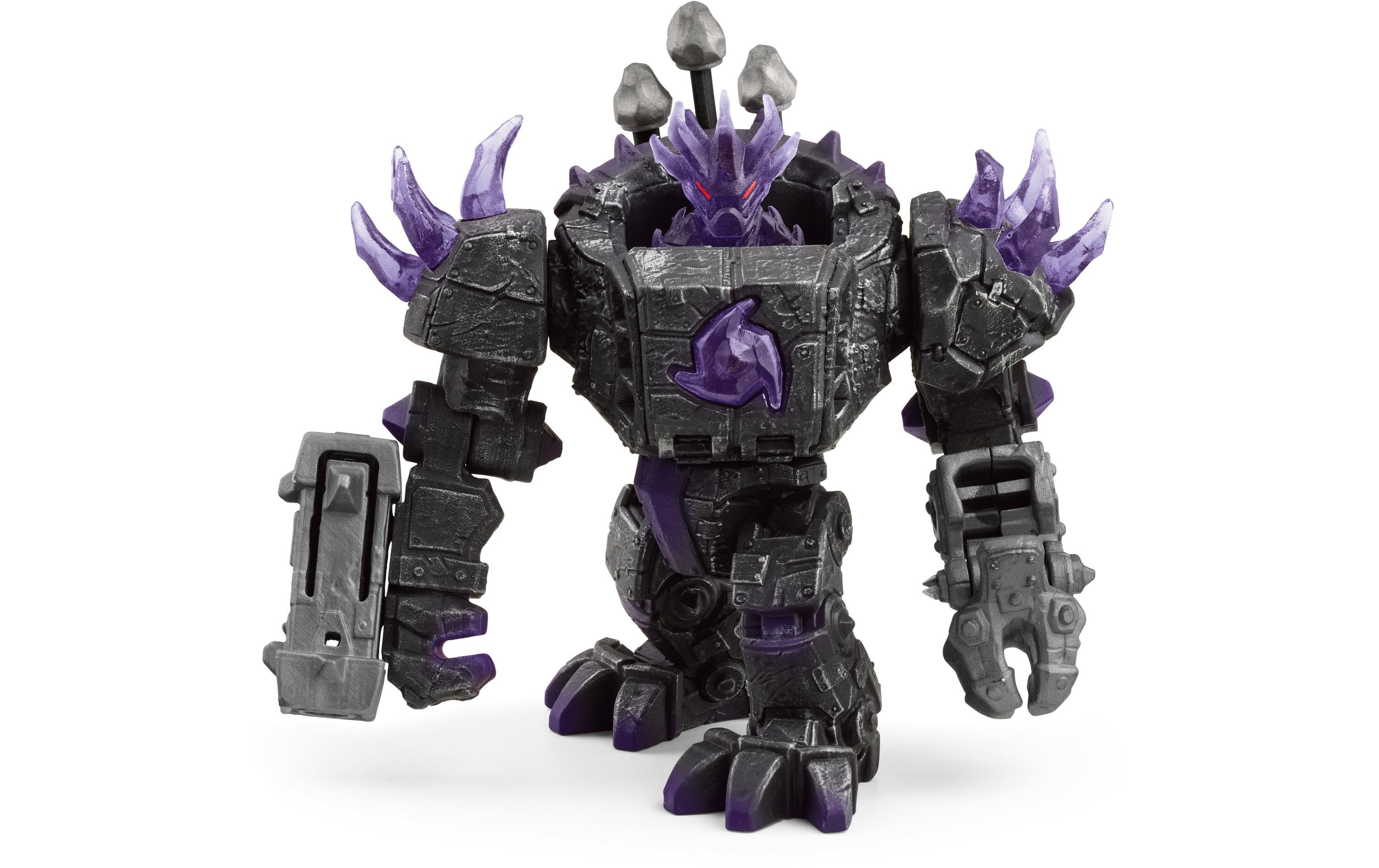 Spielzeugfigur Eldrador Schatten Master RoboterSpielfigur mit Mini-Kreatur