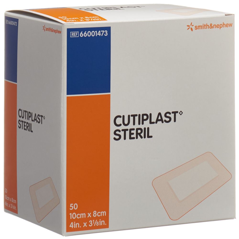 CUTIPLAST Wundverband 10cmx8cm weiss 50 Stk