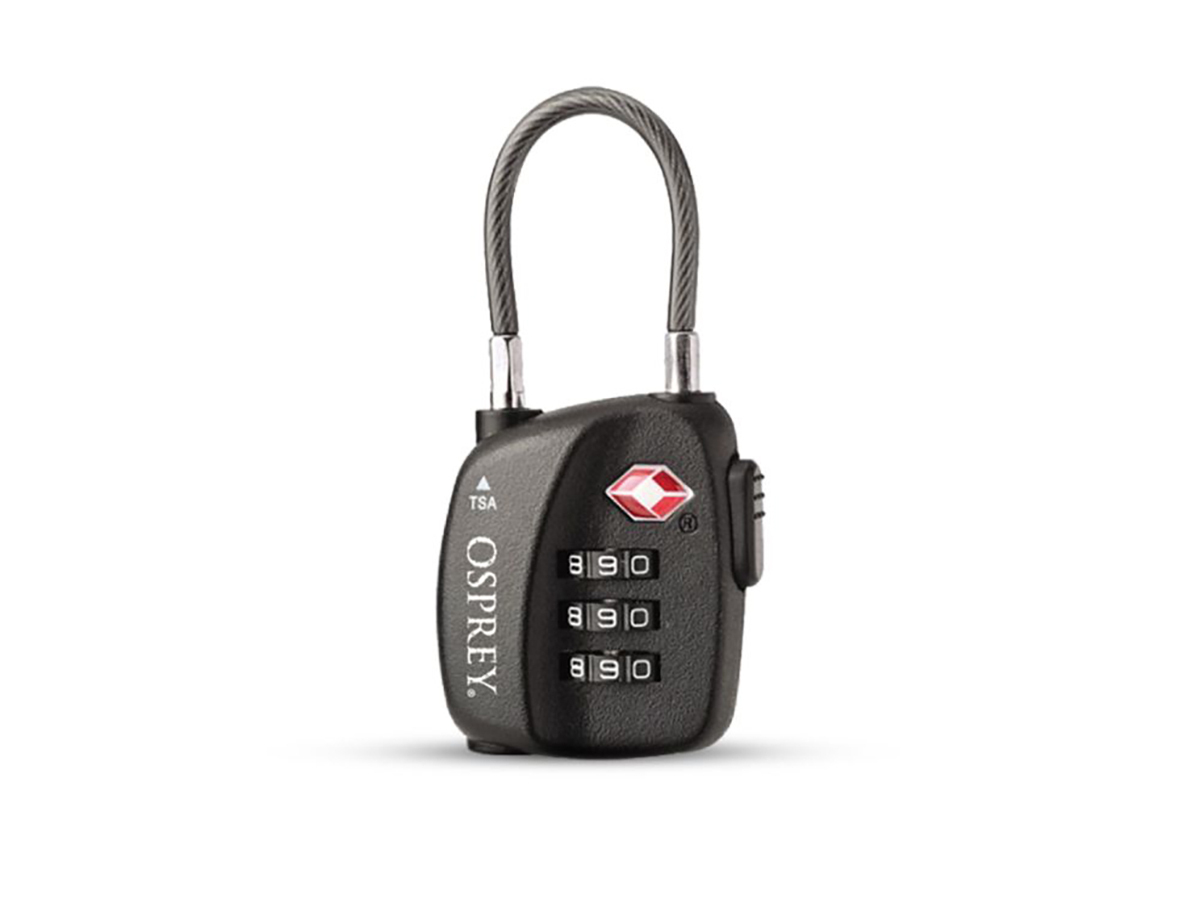 Osprey Travel Sentry kabelslot - Black