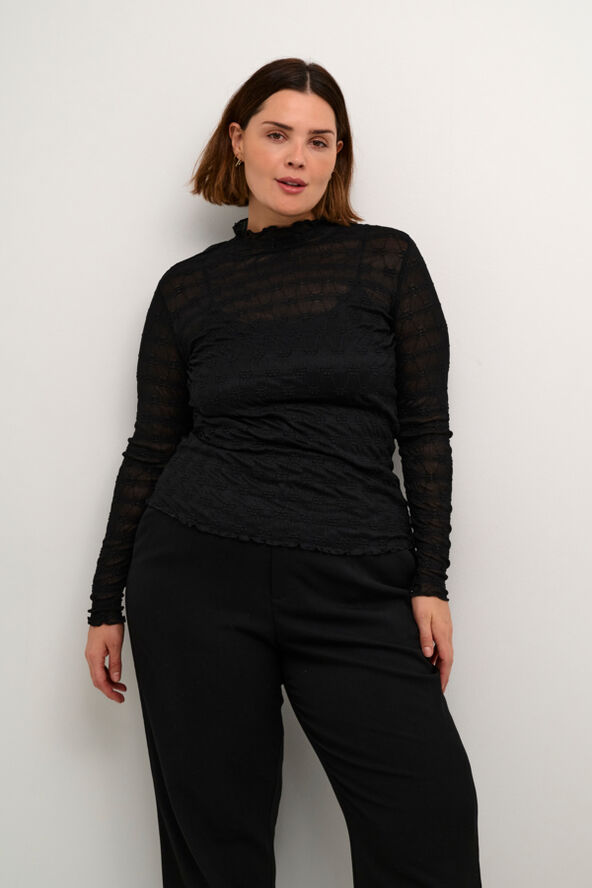 Kaffe Curve KCbella T-Shirt Black deep cc.