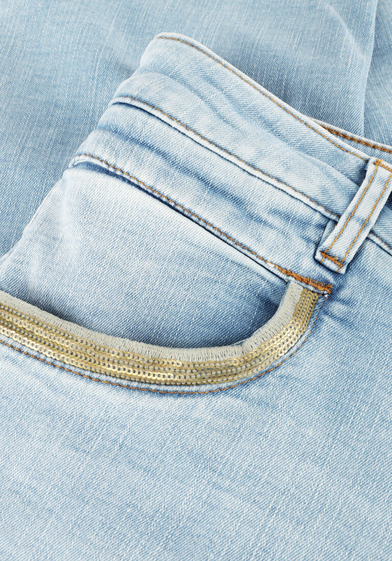 lichtblauwe mos mosh slim fit jeans mmnaomi light perla jeans