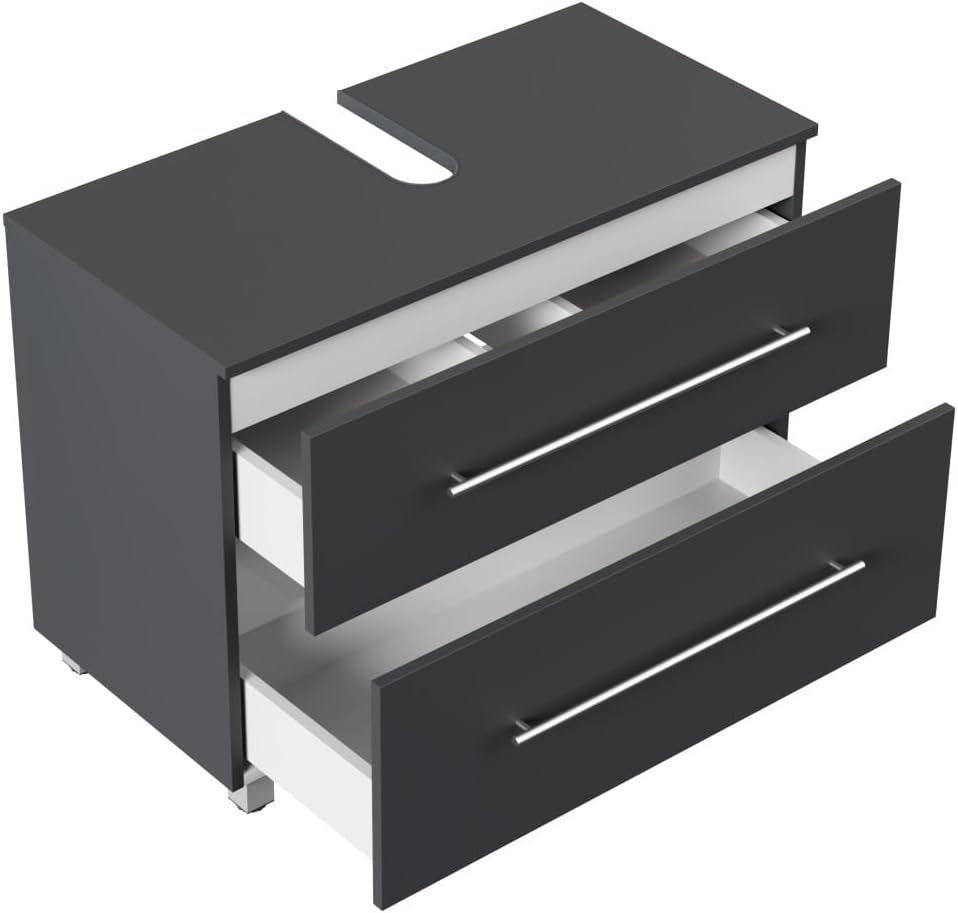 Magnolia Home Universal Unterbau auf Standfüßen 85 cm SoftClose Farbe Grafit
