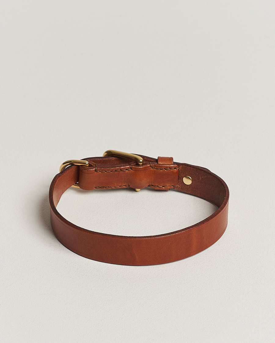 Tärnsjö Garveri Leather Dog Collar Light Brown