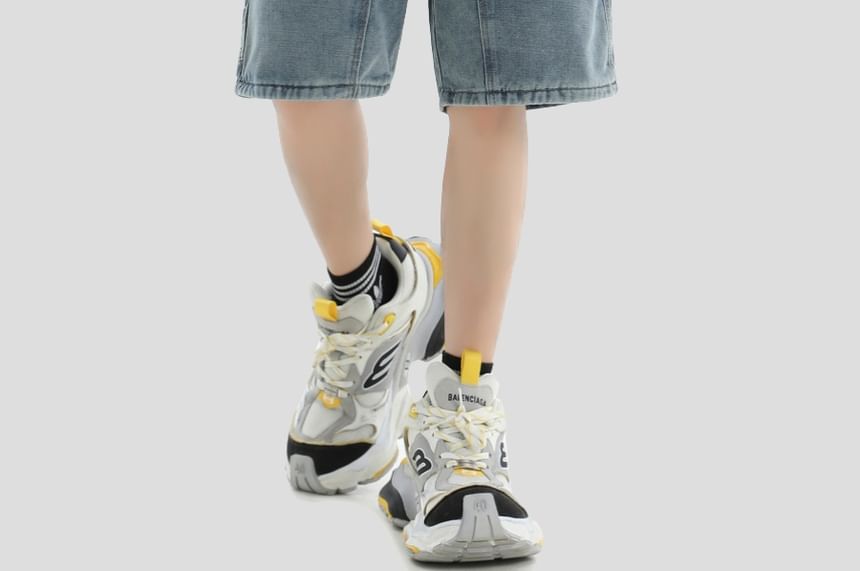 Banash - Denim shorts met trekkoordtaille