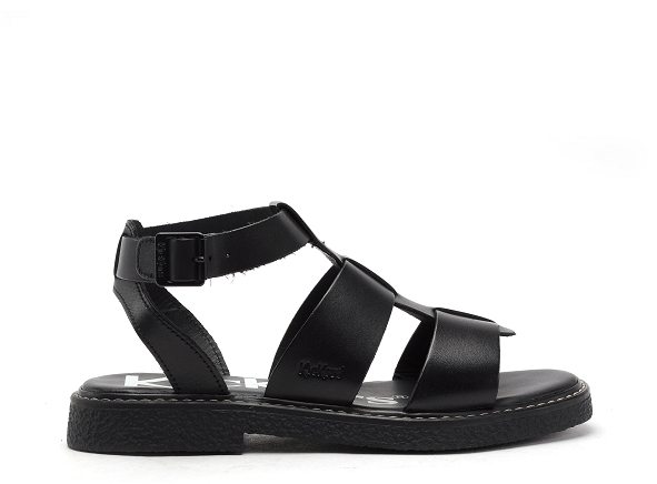 Kickers nu pieds plats femme kicklila  961070 50 noir