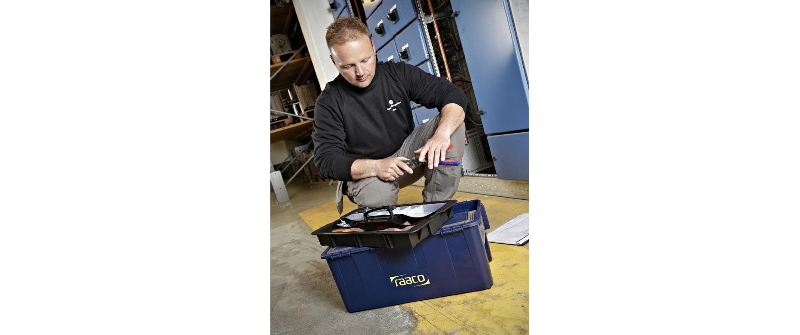 Werkzeugkiste Compact 37Werkzeugkoffer, dunkelblau