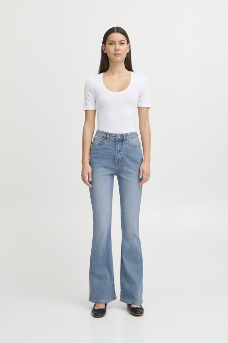 Ichi blauwe dames jeans