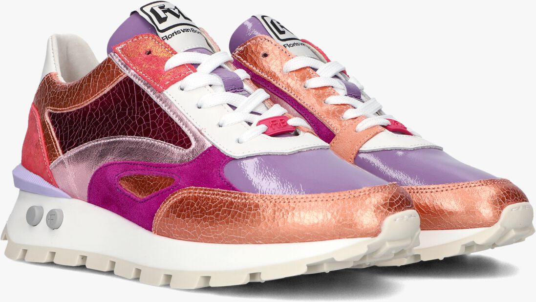 FLORIS VAN BOMMEL oranje floris van bommel lage sneakers sfw-10097