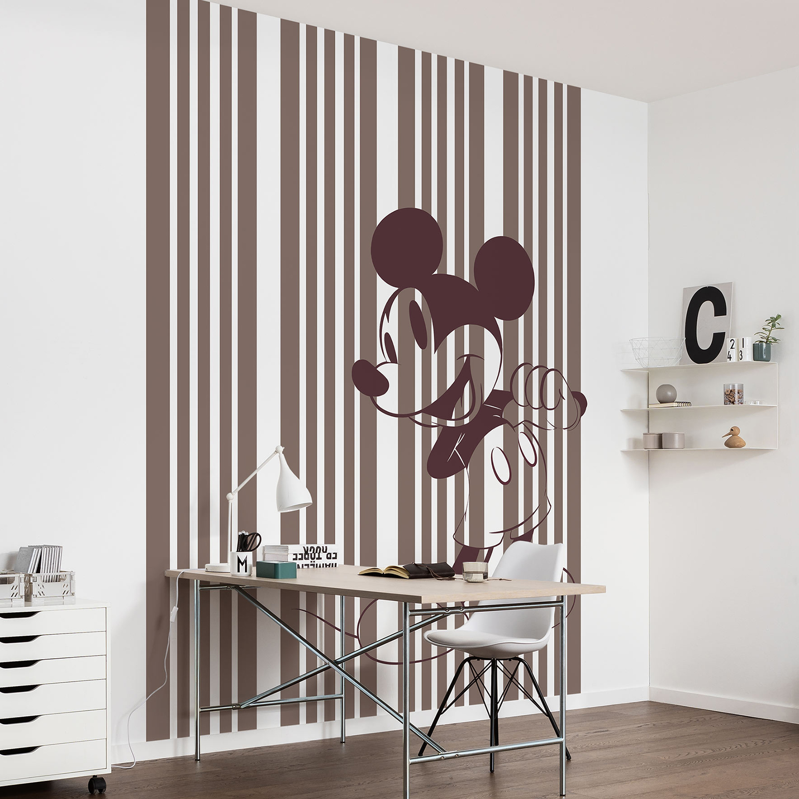 Vlies-Fototapete MICKEY TONE-ON-TONE - 200x250 cm