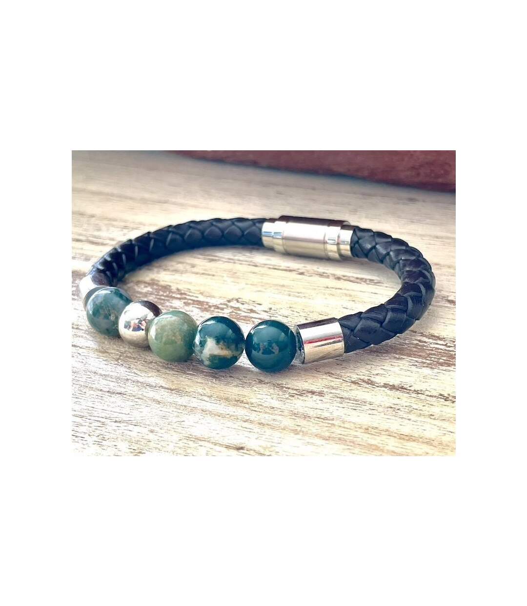 Bracelet confiance en soi en agate indienne