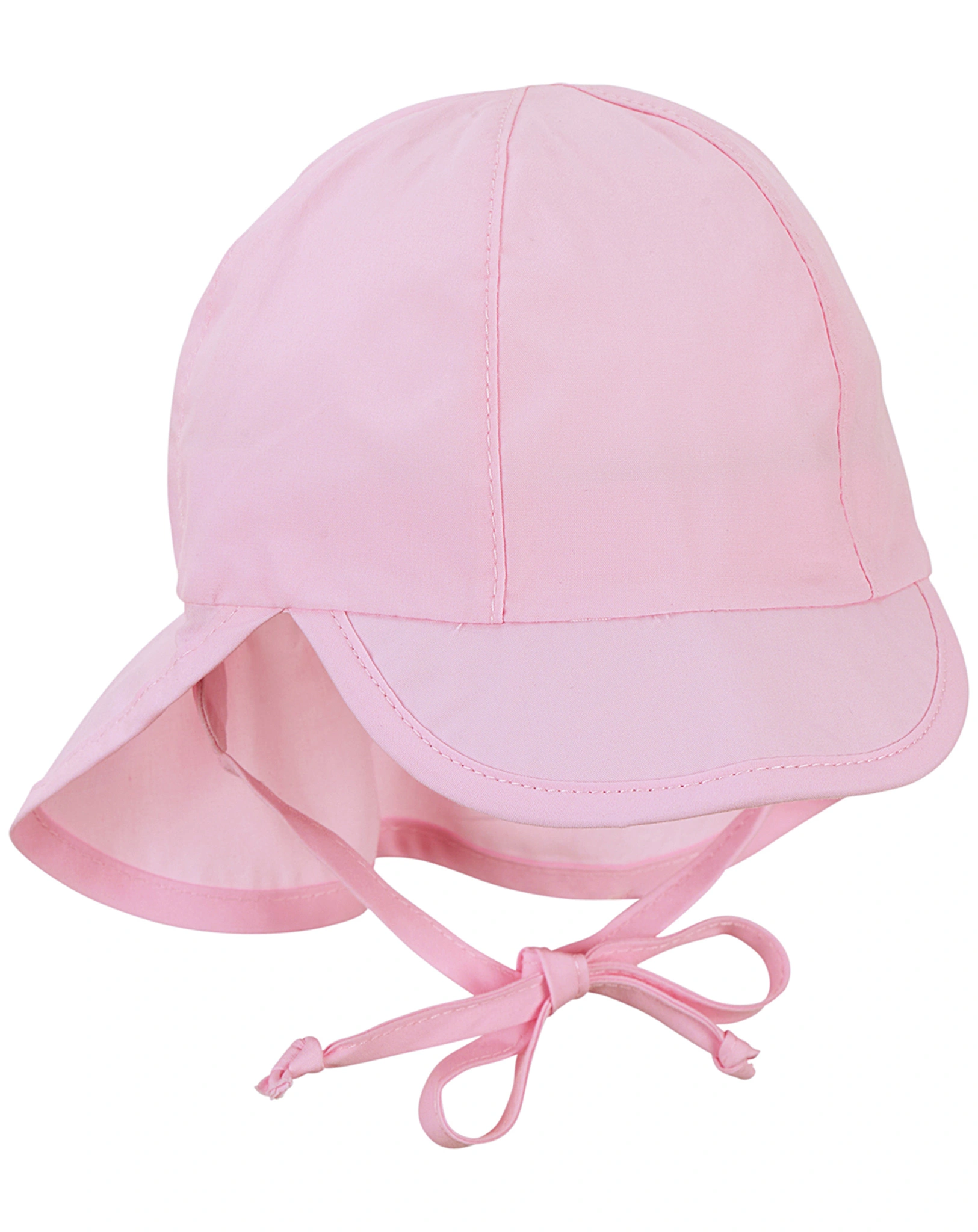 Schirmmütze BABY BASIC mit Nackenschutz in rosa