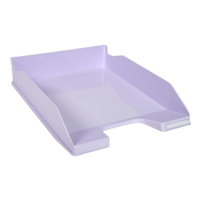 Exacompta Combo Midi - 4 Corbeilles à courrier - couleurs pastels glossy