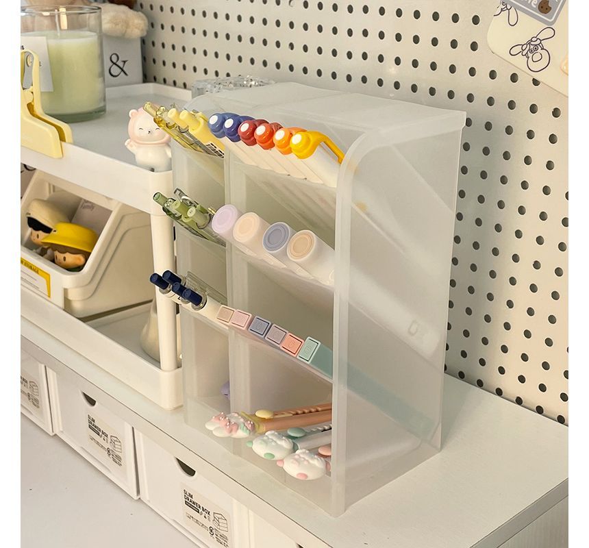 Momoi - Kunststof hoekige bureau-organizer (verschillende uitvoeringen)