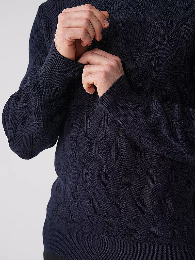 BOSS Pullover ELFREDO dunkelblau
