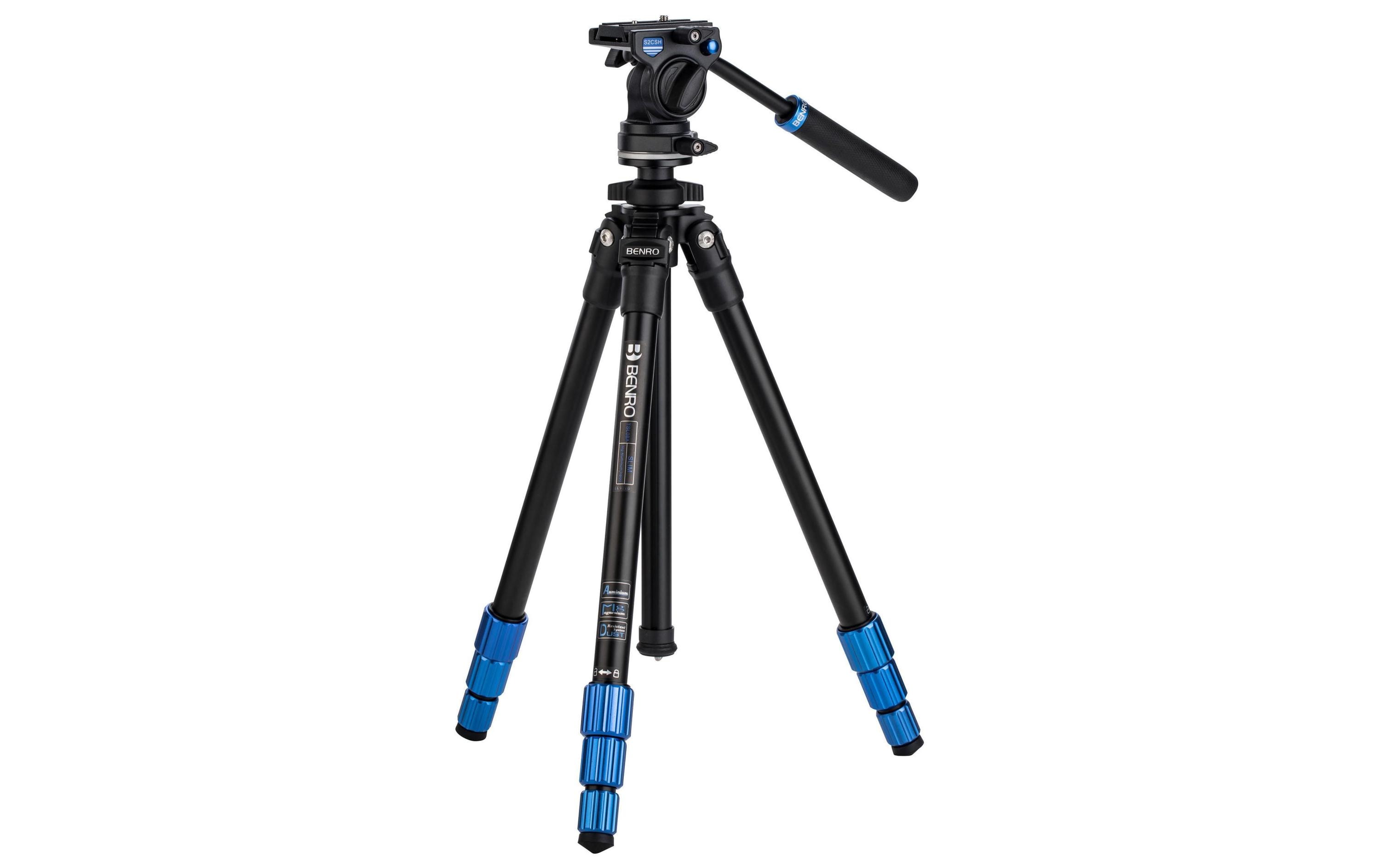 Videostativ Kit TSL08AS2CSH Slim<br>Kompaktes und leichtes Dreibeinstativ