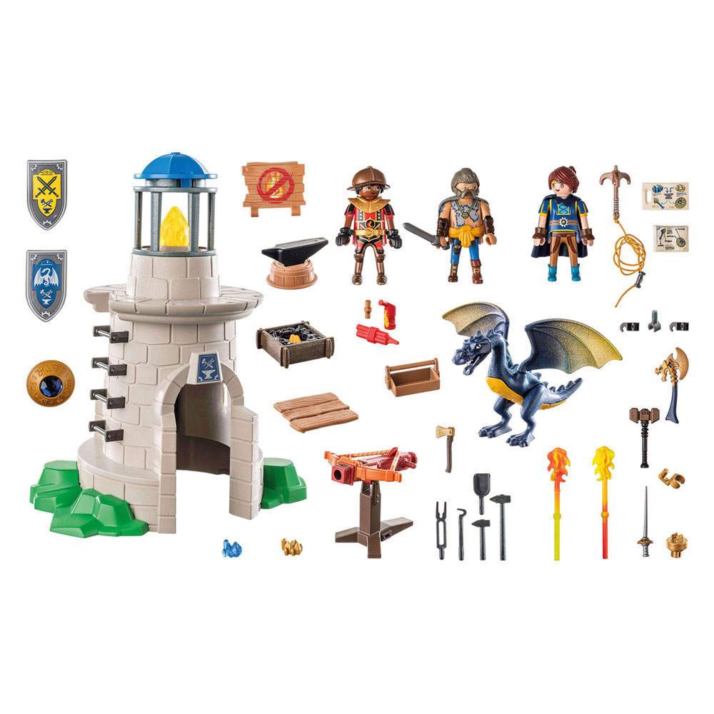 Playmobil Novelmore Riddertoren met Smid en Draak - 71483