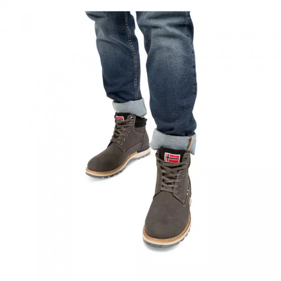 Bottines GRIS GEOGRAPHICAL NORWAY