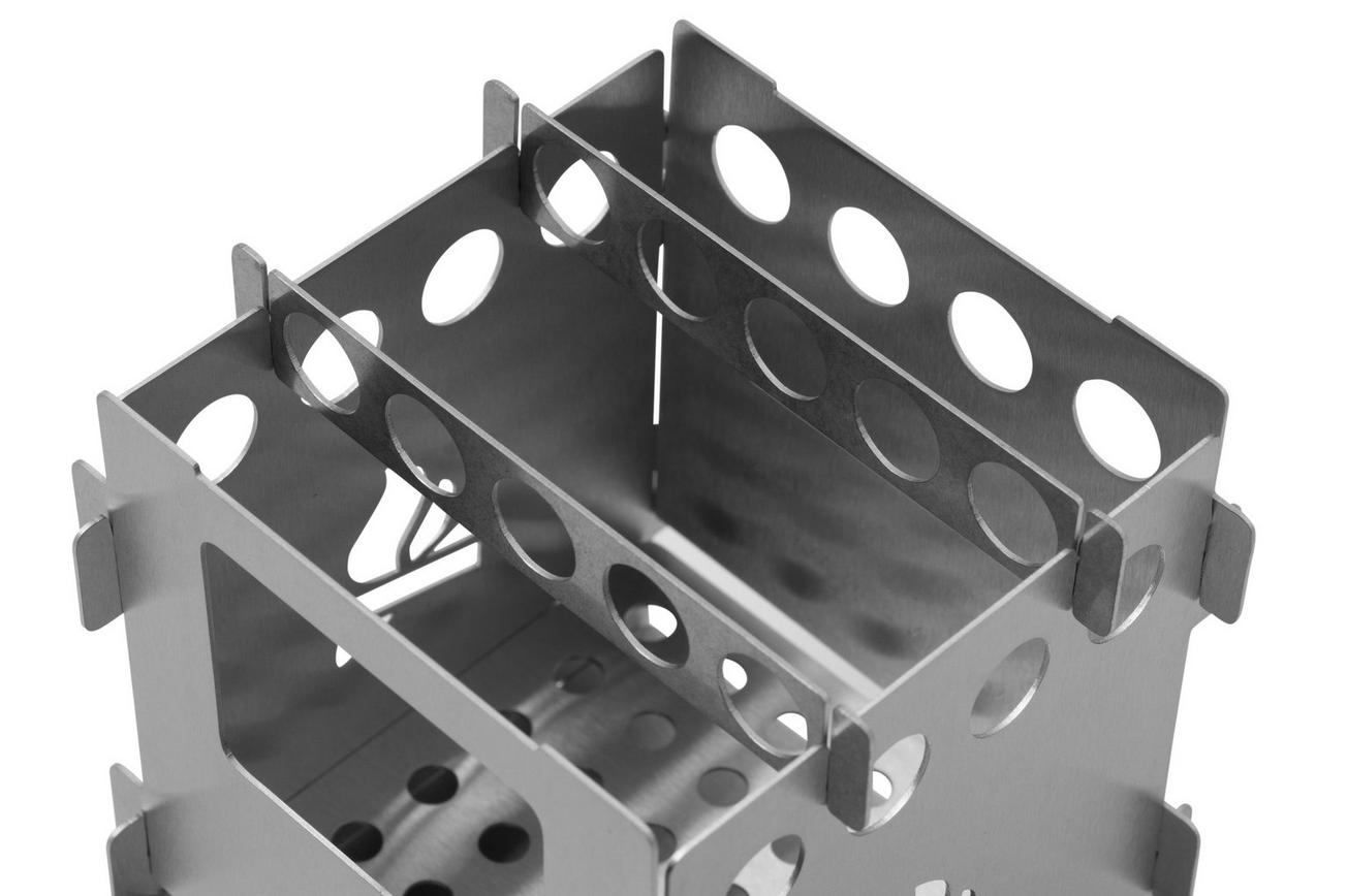 Bushcraft Essentials Bushbox, opvouwbare stove