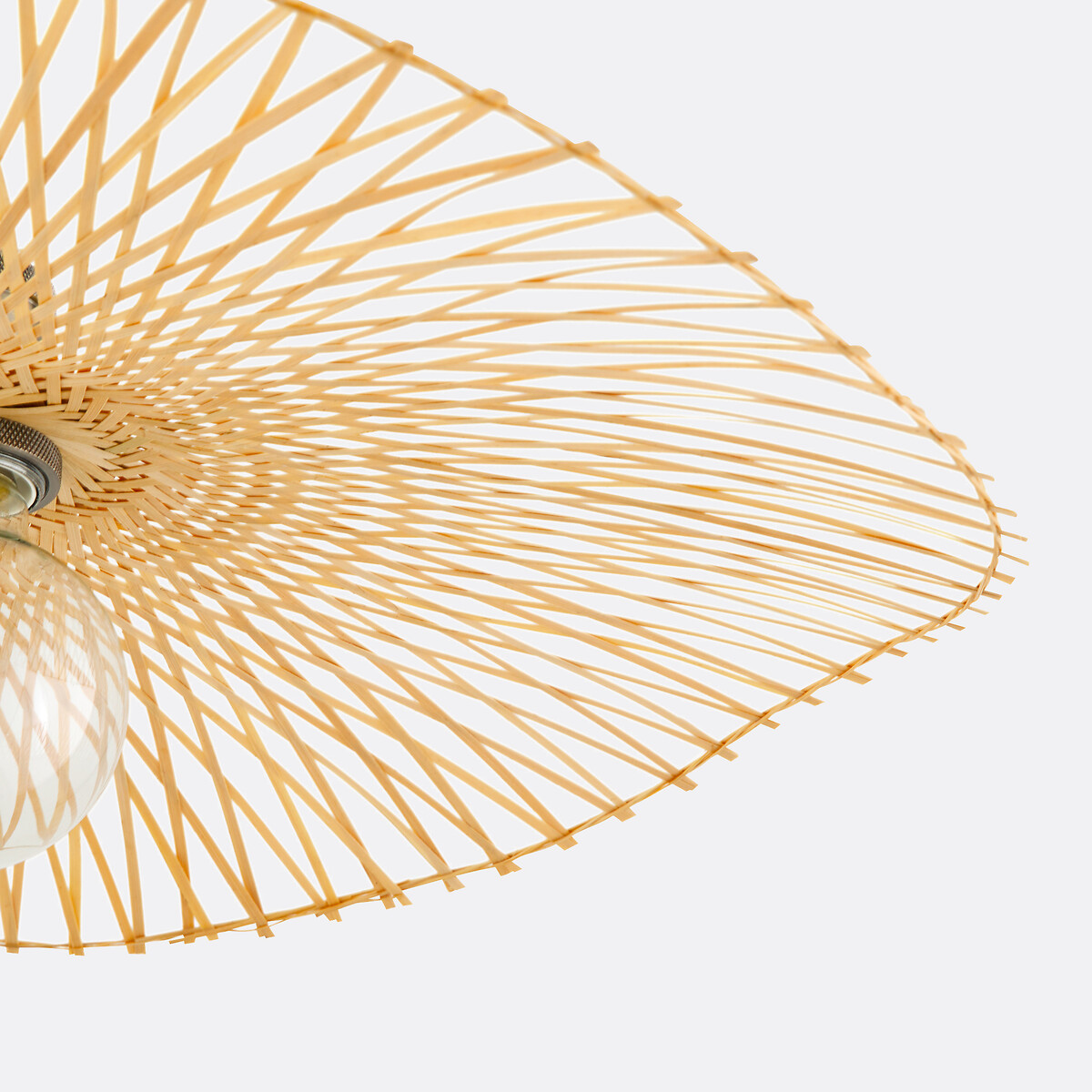 LA REDOUTE INTERIEURS<br>Luminária pendente arejada em bambu Ø50 cm, Ezia