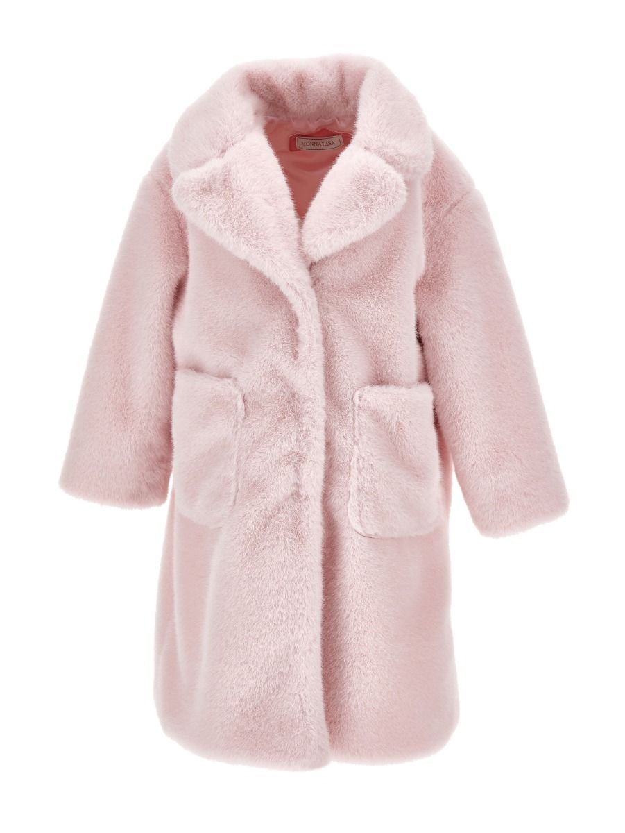 Monnalisa Teddy Coat Buttons