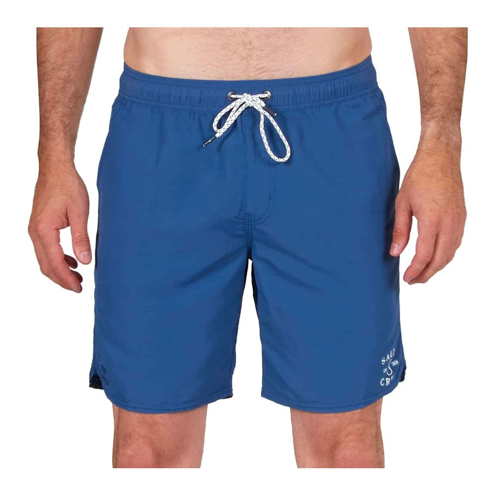 Salty Crew QUIVER ELASTIC - Boardshort Homme washed indigo