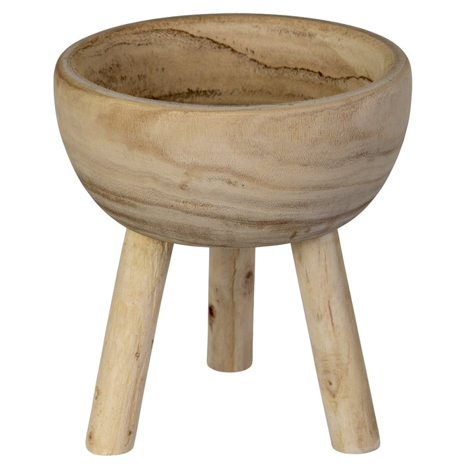 Pflanzgefäß - aus Holz - ca. 23 x 24,5 cm
