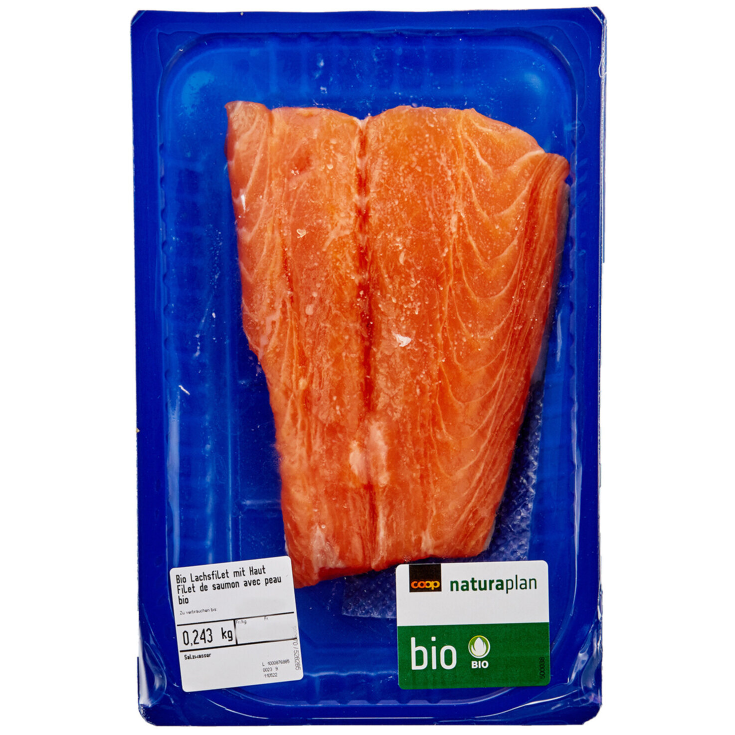 Naturaplan Bio Lachsfilet 1 Stück ca. 230g