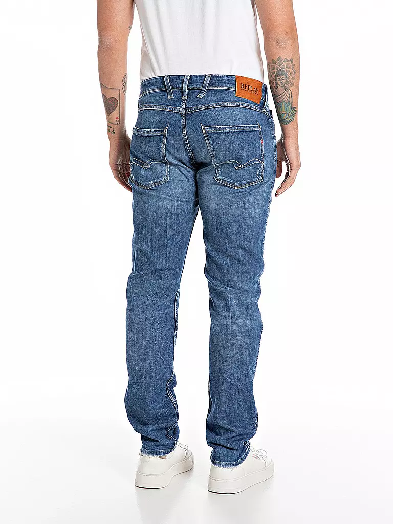 REPLAY Jeans Slim Fit ANBASS blau