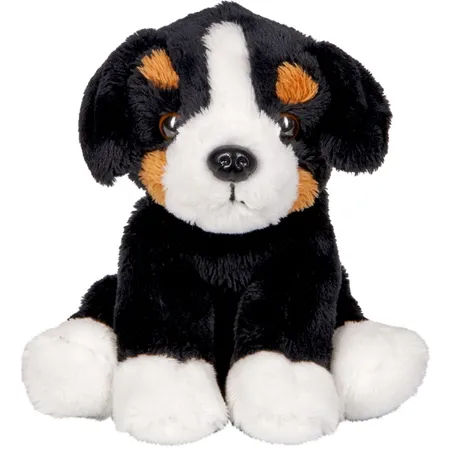 Die Spiegelburg Berner Sennenhund Bruno im Korb - Lustige Tierparade