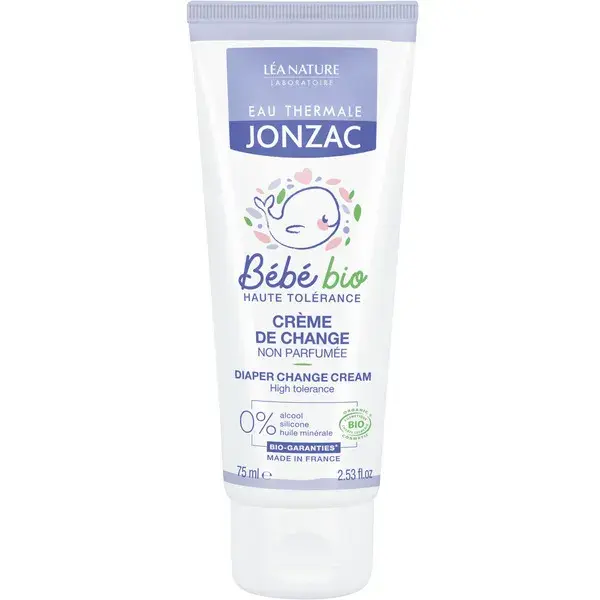 Creme para Assaduras Orgânico Jonzac Água Termal para Bebê 75ml
