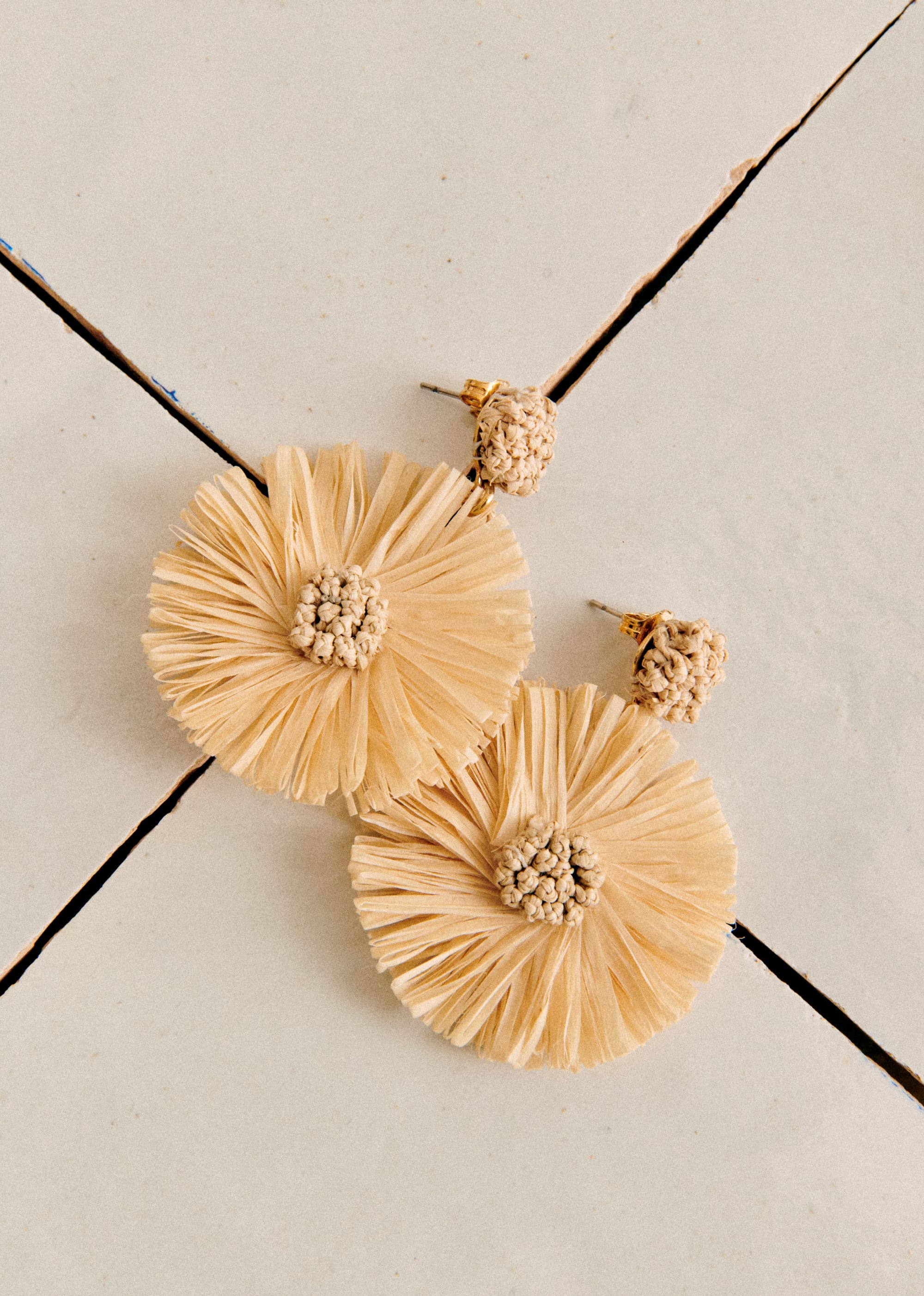Boucles d'oreilles Aélie - Naturel - E-SHOP/BIJOUX Boucles d'Oreilles 5905789