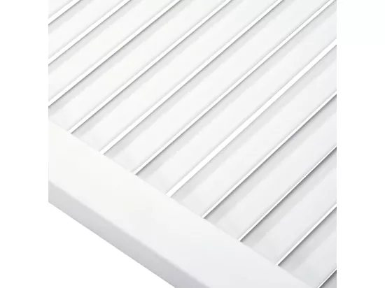 Portes d'armoire à persiennes 4 pcs blanc 69x59,4 cm pin massif