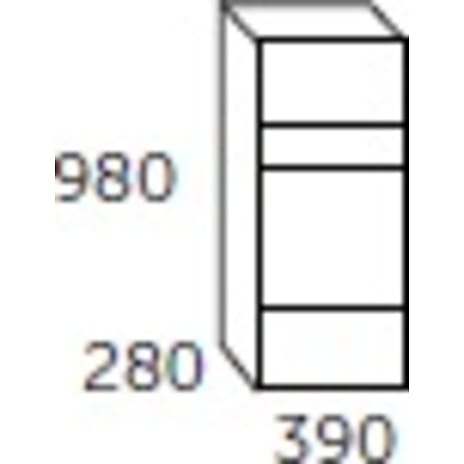 Allux pakkepost model 800 udtag bag - antracit