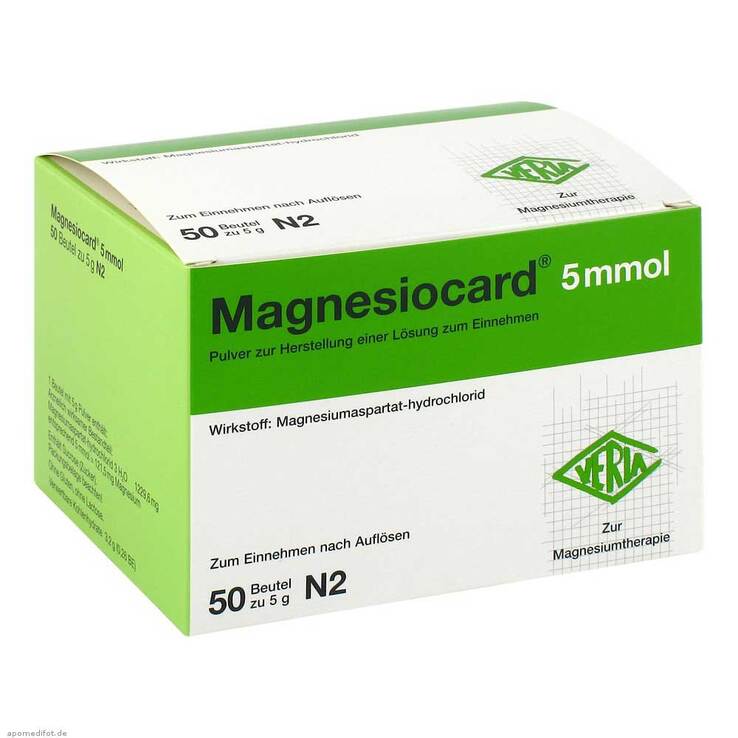 Magnesiocard 5 mmol Pulver, 50 St