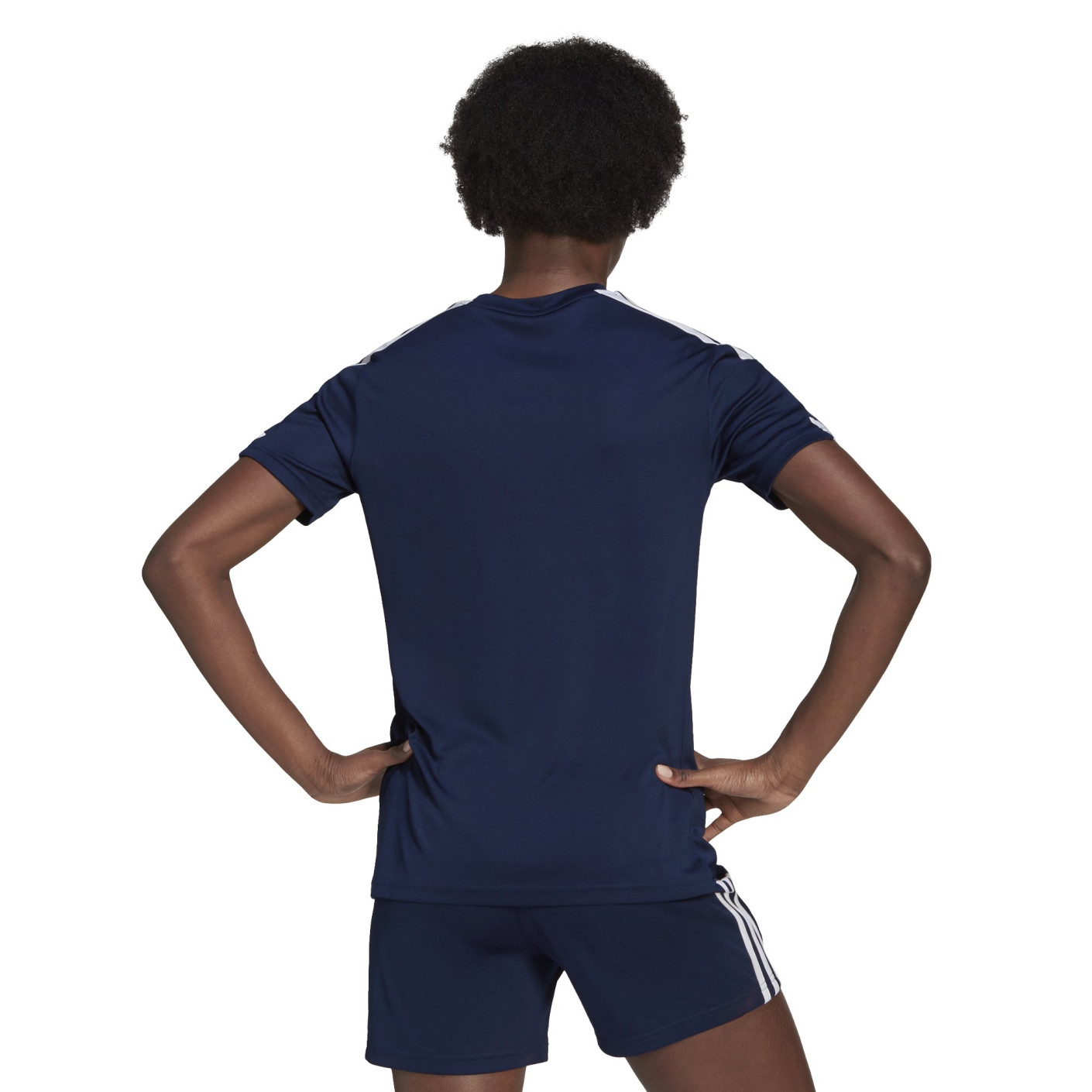 Adidas Squadra 21 Voetbalshirt Dames Donkerblauw Wit