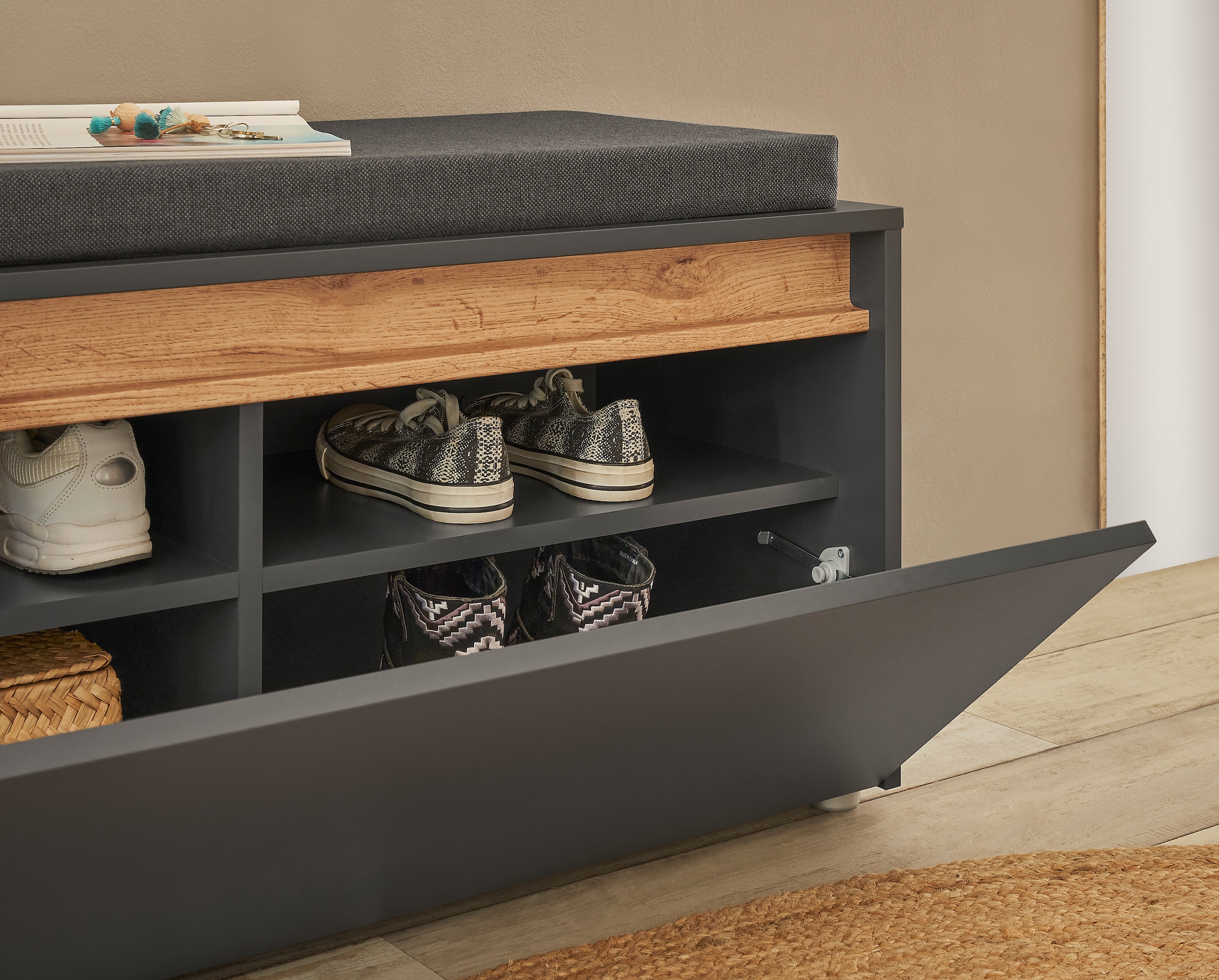 INOSIGN Garderoben-Set »GIRON/CiTY, moderne Garderobe, Komplettset mit viel Stauraum« Komplett-Set, 3 Stk. tlg.