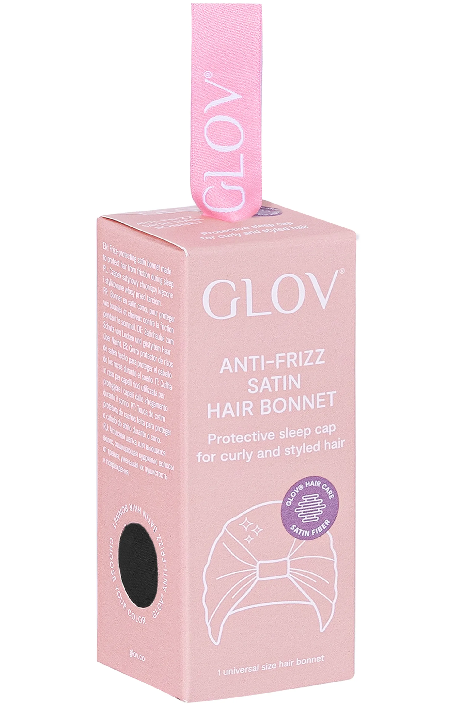 GLOV Bonnet en satin anti-frisottis-31 g