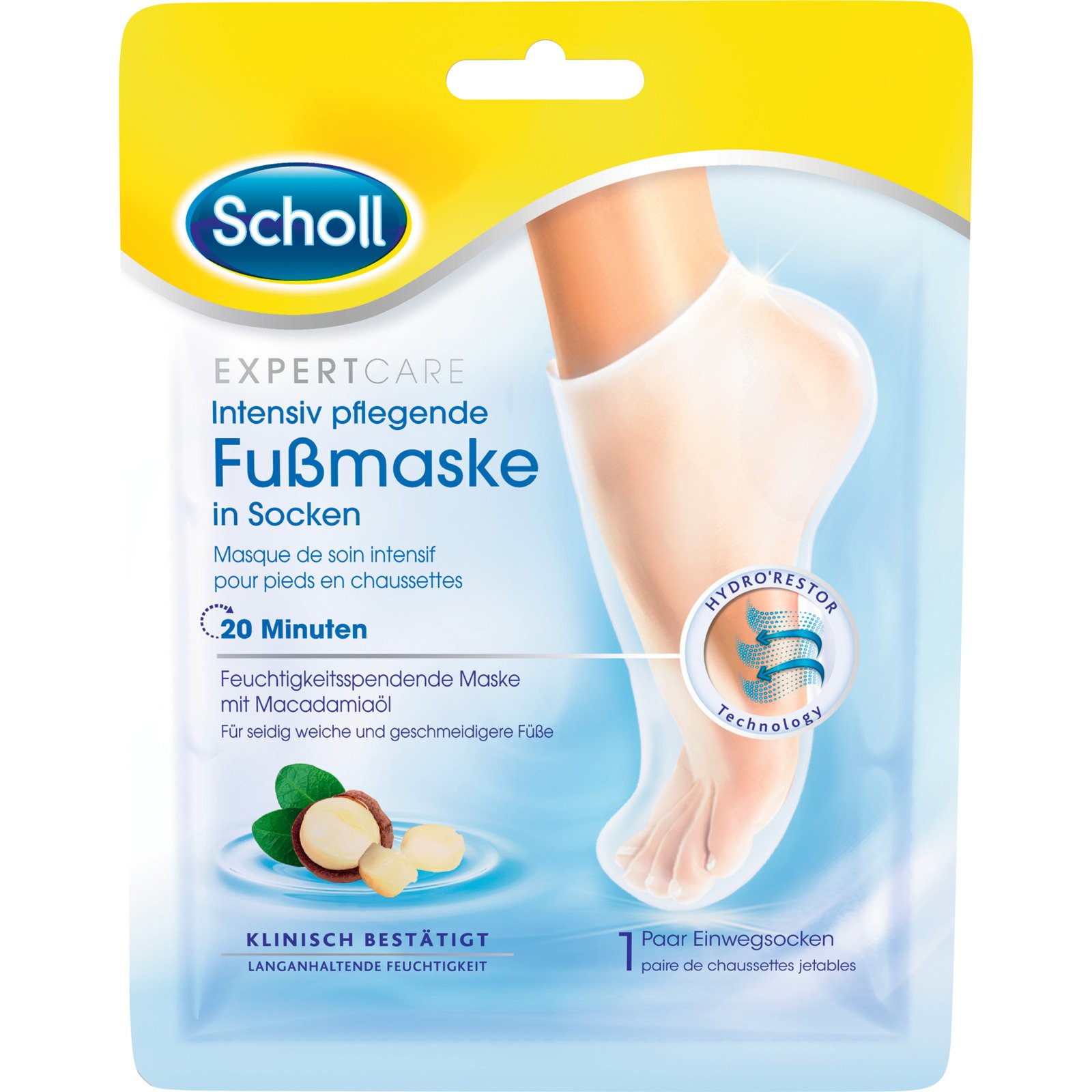 Scholl Fussmaske intensiv pflegend 1 Paar
