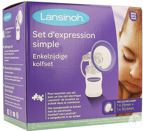 Lansinoh Set D'Expression Simple Pour Tire-Lait Électrique