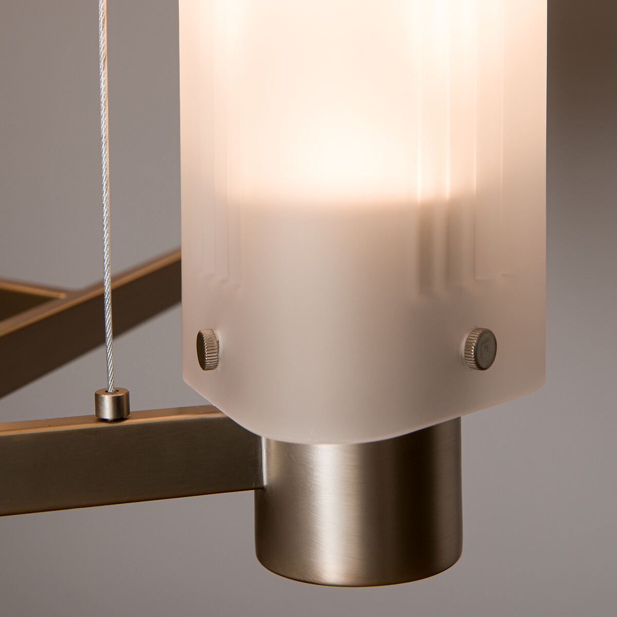 AM.PM<br>Luminária pendente em vidro/aço, Strozzi, design E.Gallina&