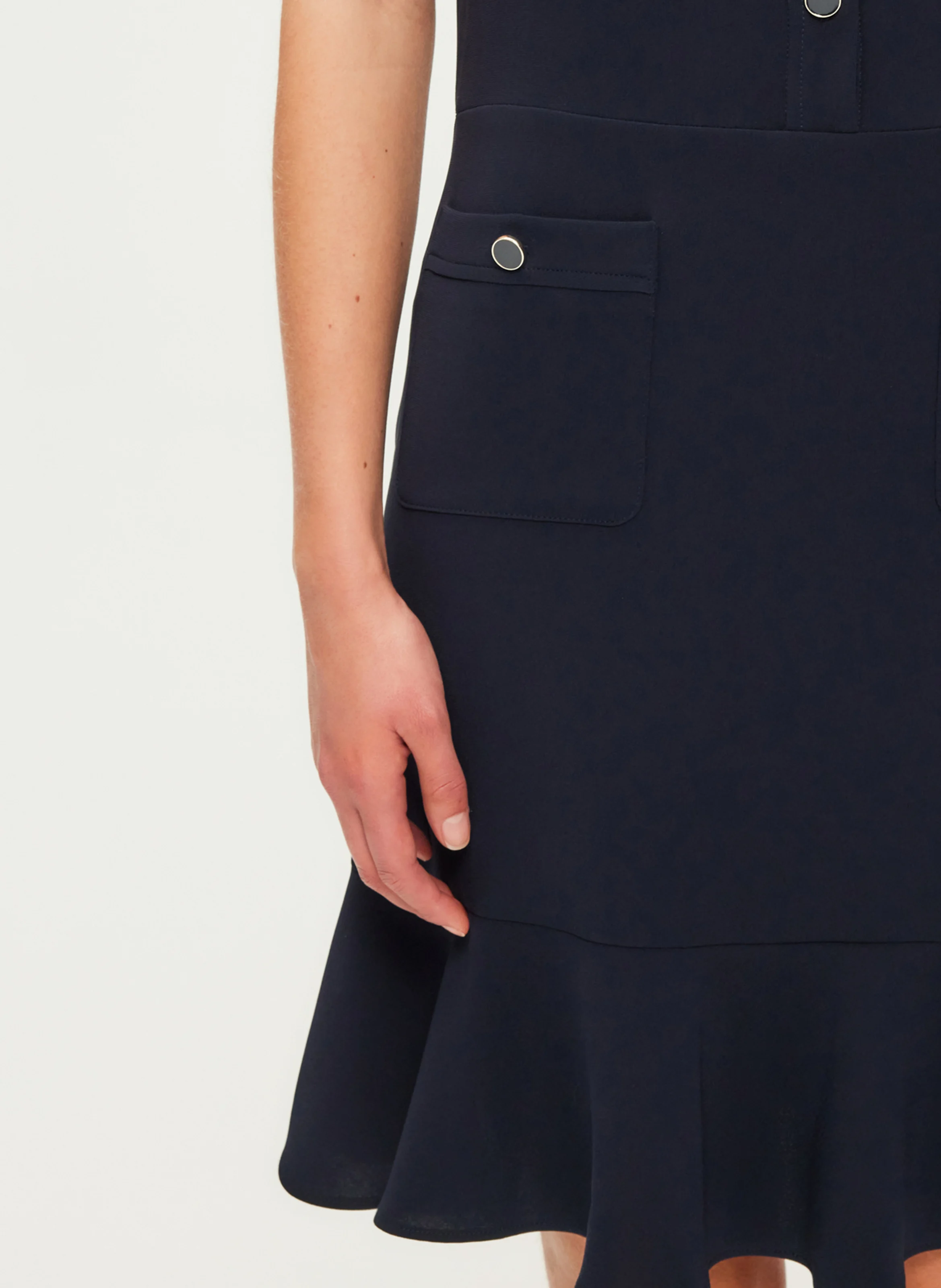SYRINN - Robe courte boutonnée | Bleu