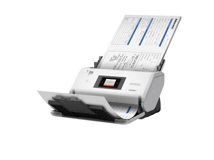 Epson WorkForce DS-32000 - Dokumentscanner - Contact Image Sensor (CIS) - Duplex - A3 - 600 dpi x 600 dpi - op til 90 ppm (mono) / op til 90 ppm (farve) - ADF (120 ark) - op til 40000 scanninger pr. dag - USB 3.0