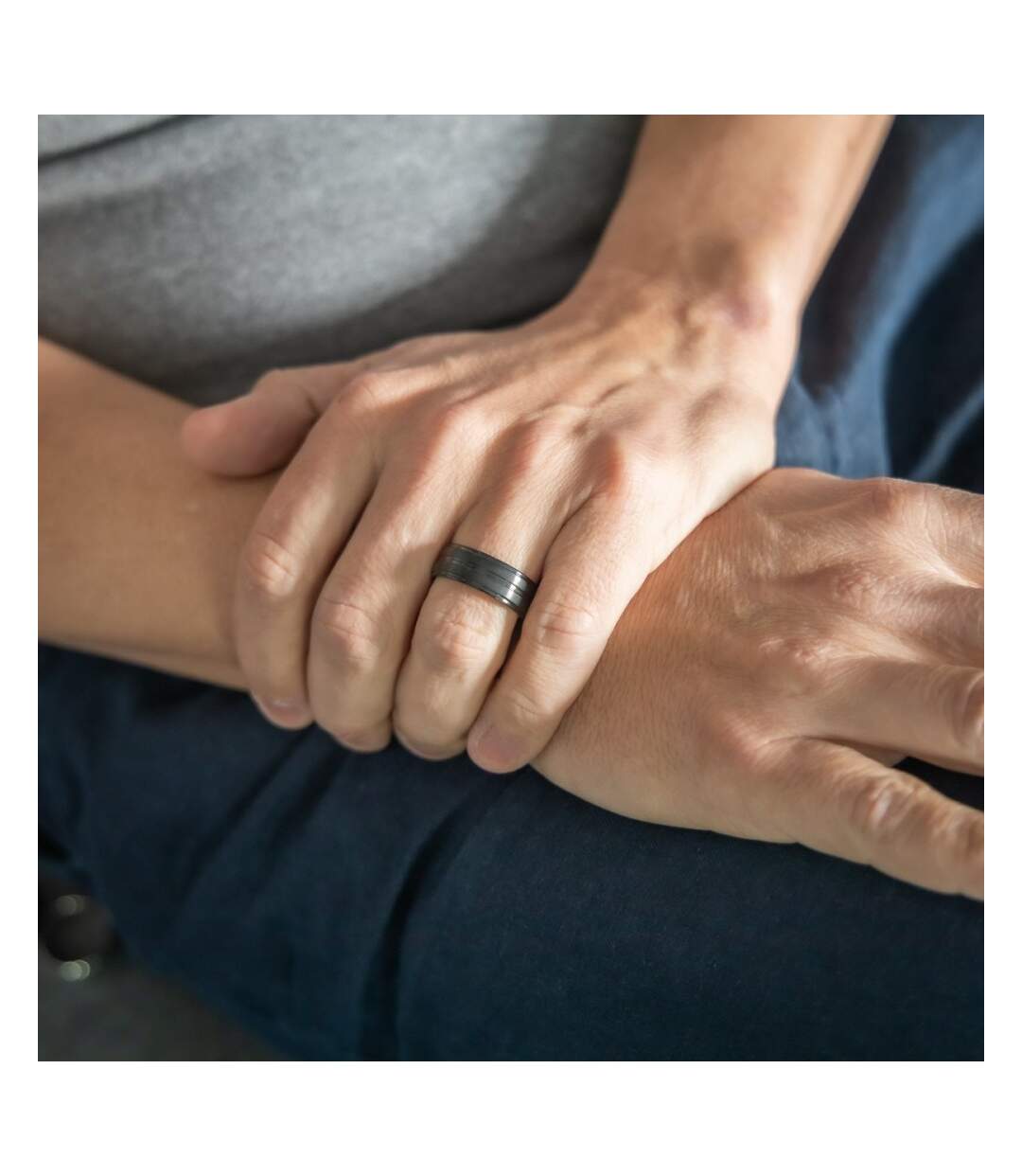 Bague Anneau pour Homme en Titane