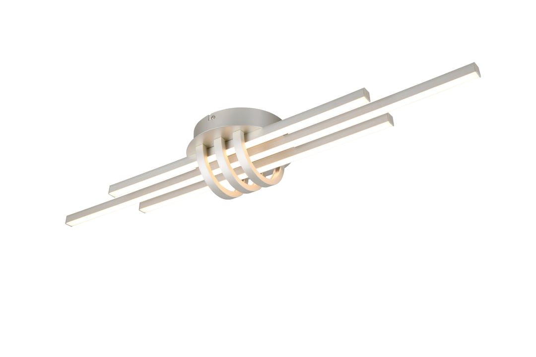 RL NOW. LED Deckenlampe RN CINTO 81 x 18 cm nickelfarbig