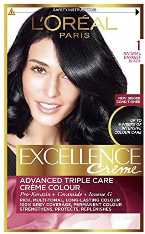 L'Oréal Paris L'oreal Excellence Haarverf Diep Zwart 1 stuk