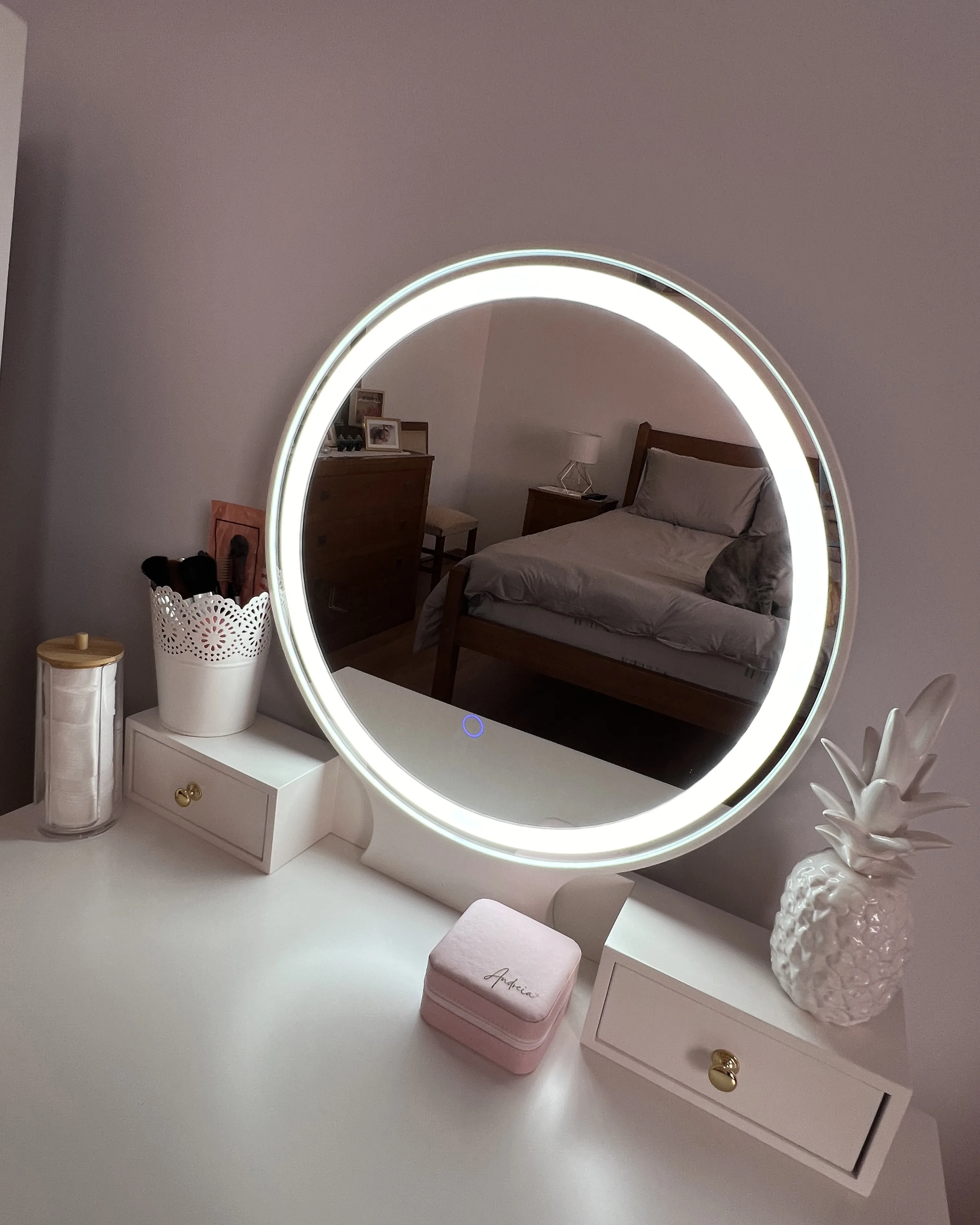 Kaptafel AUXON LED Wit